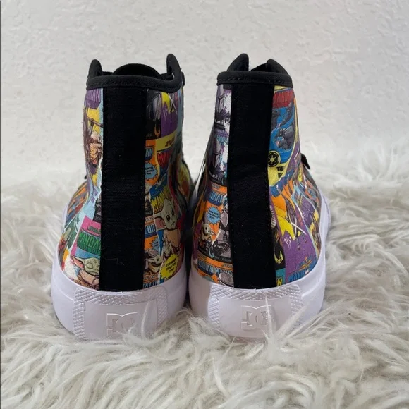 DC Star Wars Manual HI Unisex Black Canvas Skate Inspired Sneakers Shoes Size 8 - Picture 5 of 13